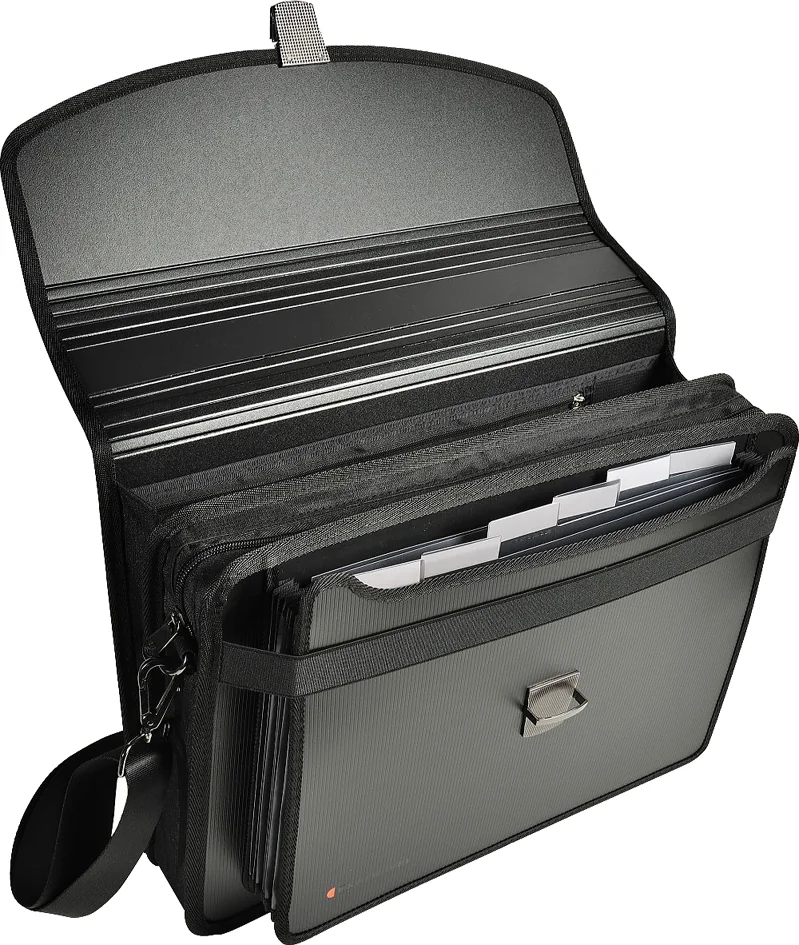 EXACOMPTA Valisette porte-documents EXATRAVEL, en PP, noir - OEM 55734E