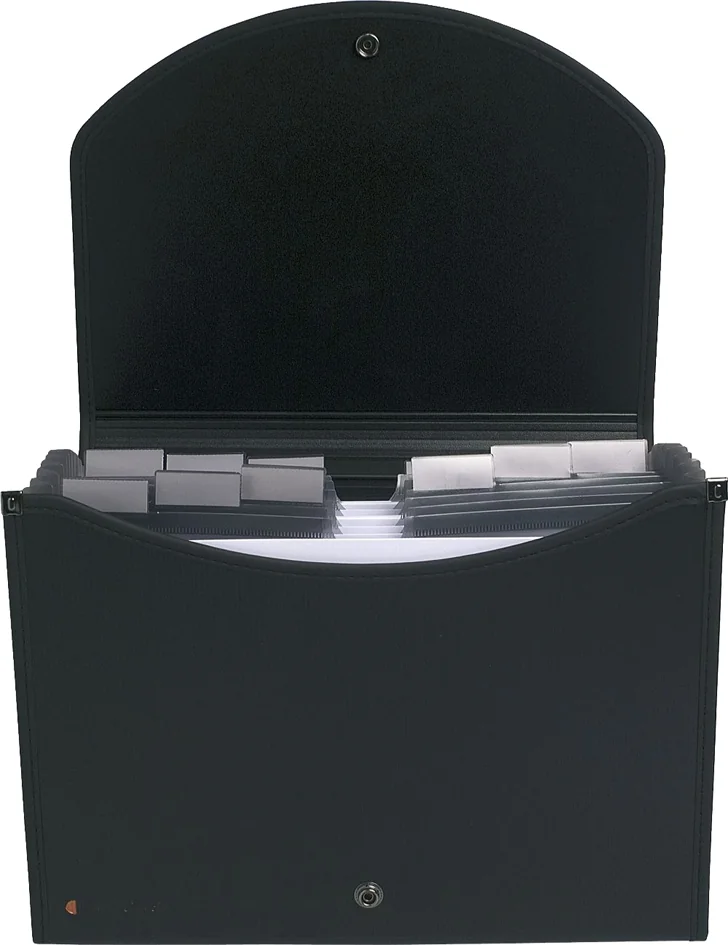 EXACOMPTA Trieur valisette EXACASE, 13 compartiments, noir - OEM 55934E