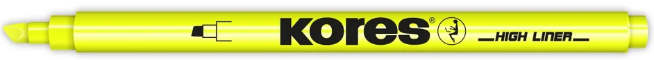 Kores Surligneur, pointe biseautée: 0,5 - 3,5 mm, jaune - OEM TM36201