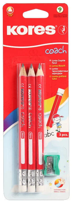 Kores Crayon COACH, triangulaire, degré de durété: 2 HB - OEM BB92533