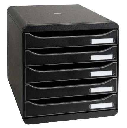 EXACOMPTA Module de classement BIG-BOX PLUS, 5 tiroirs - OEM 309798D