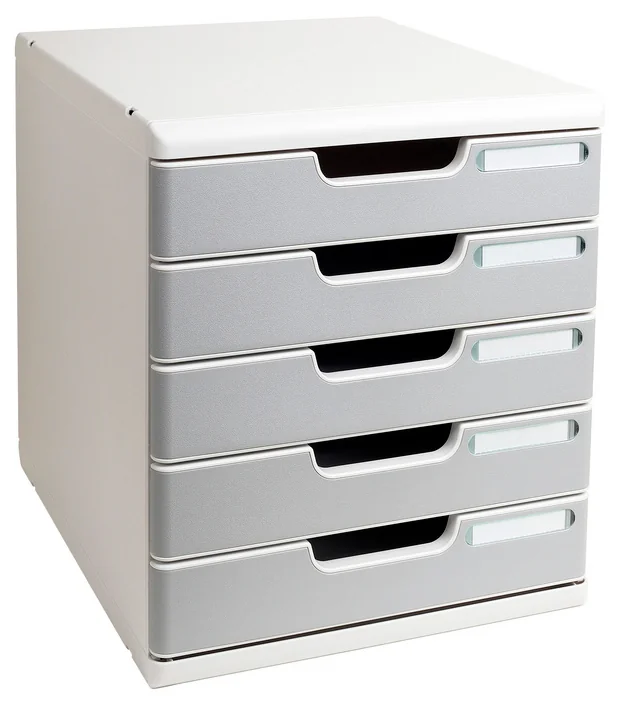 EXACOMPTA Module de classement MODULO A4, 10 tiroirs, bleu - OEM 302003D