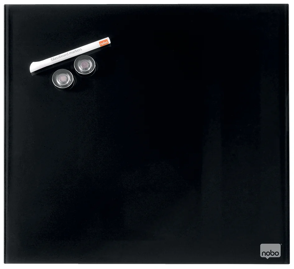 nobo Tableau magnétique en verre, (L)450 x (H)450 mm, bleu - OEM 1903953