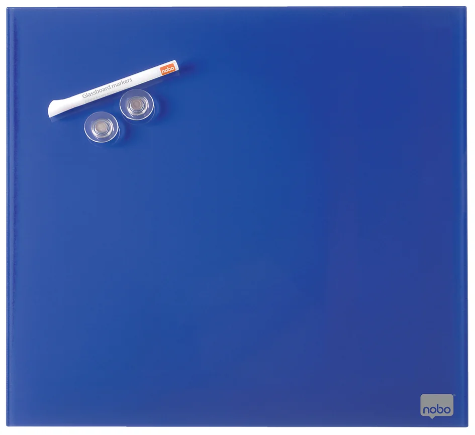 nobo Tableau magnétique en verre, (L)450 x (H)450 mm, rouge - OEM 1903955 – Image 2
