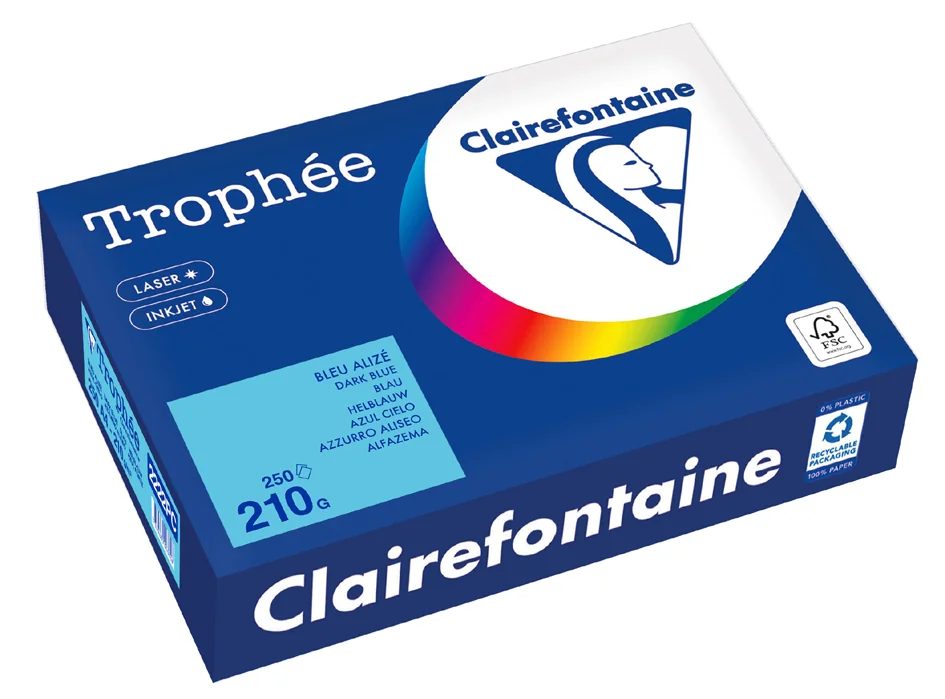 Clairefontaine Papier universel Trophée, A4, vert menthe - OEM 2208C