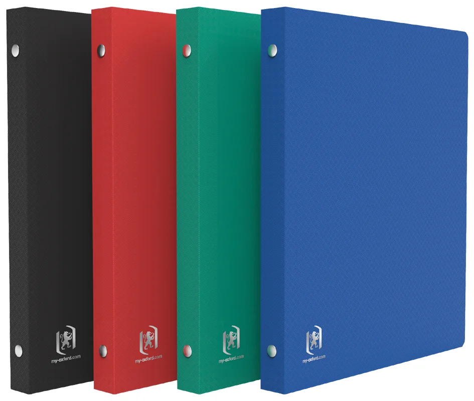 Oxford Classeur Memphis souple, PP, 170 x 220 mm, 2 anneaux - lot de 20 - OEM 100202240
