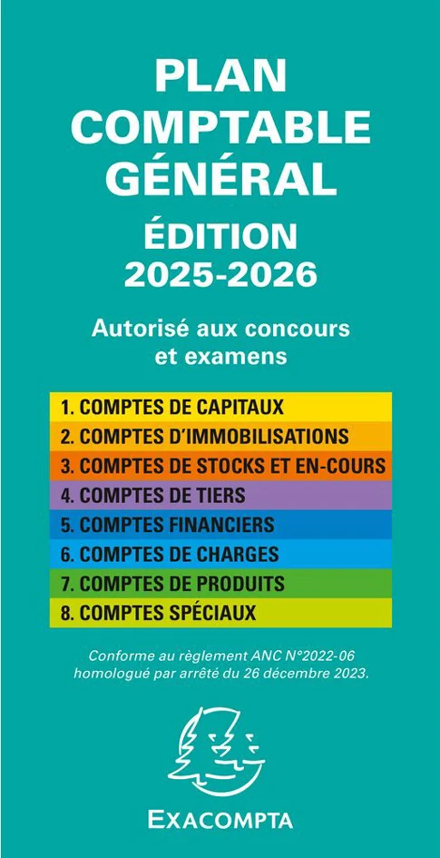 EXACOMPTA Plan comptable général pédagogique, 175 x 90 mm - OEM 14001E