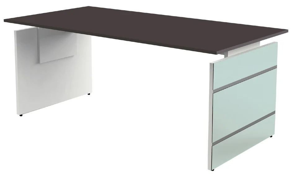 kerkmann Bureau avec piètement panneau AVETO, (L)1.800 mm - OEM 11430613