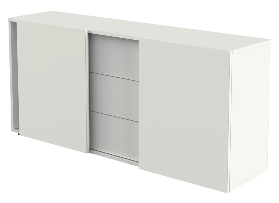 kerkmann Bahut, 3 tiroirs + 2 portes coulissantes, blanc - OEM 11448710