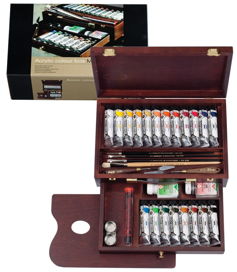 ROYAL TALENS Couleur acrylique REMBRANDT, coffret 'MASTER' - OEM 18840002