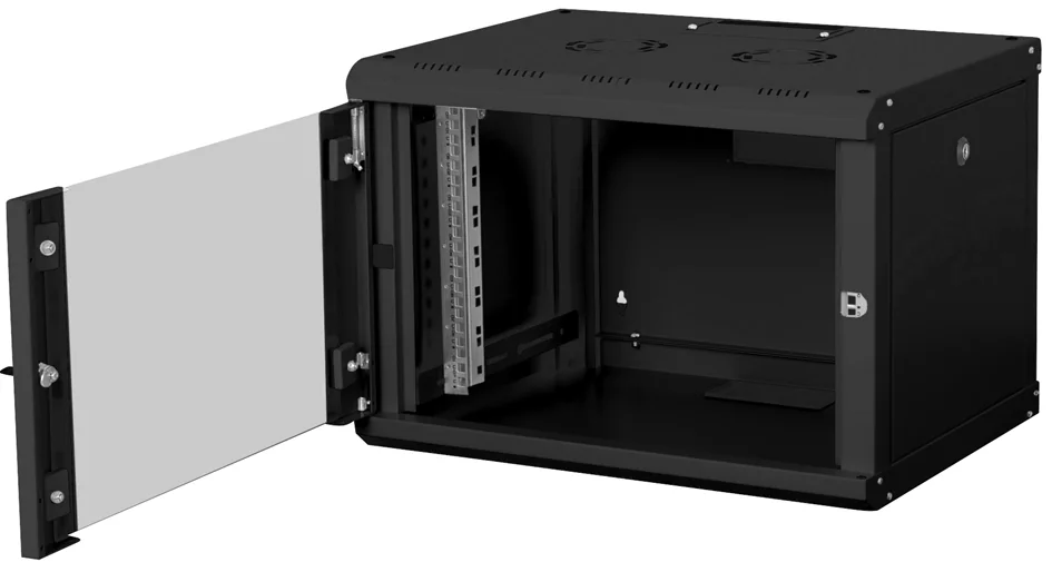 DIGITUS Coffret mural 19' Unique Line, 12 U, noir - OEM DN-19 12-U-SW