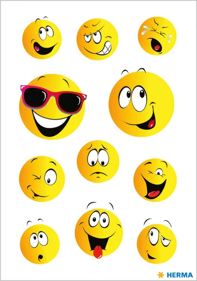 HERMA Autocollants DECOR 'Lovely Emojis' - OEM 15731