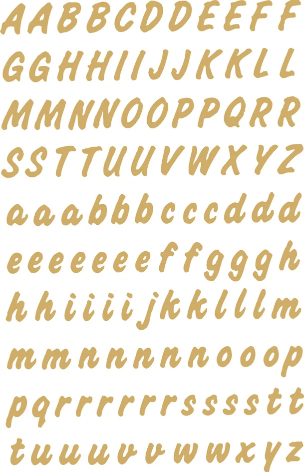 HERMA stickers alphabétique A-Z, or, film résistant aux - OEM 4152
