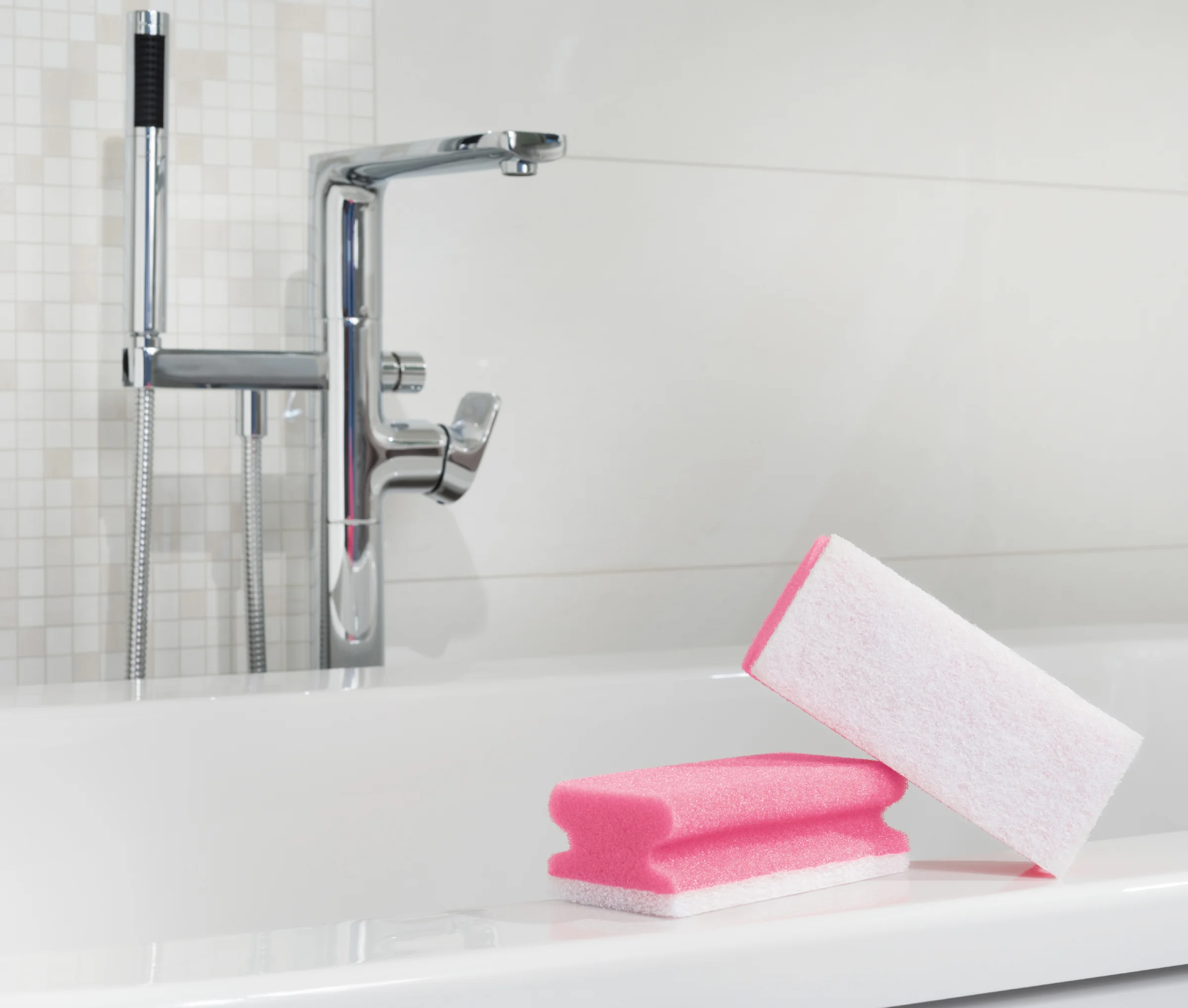 Scotch Brite Scotch-Brite Eponge de nettoyage Soft, rose clair/blanc - OEM BANSXXL1N