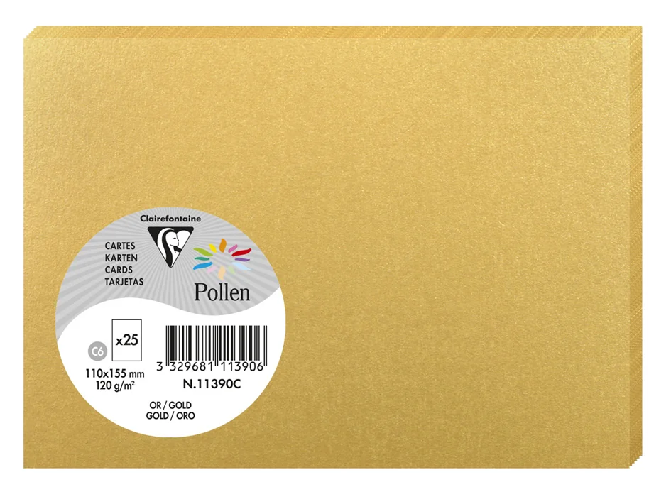 Pollen by Clairefontaine Carte C6, gris koala - OEM 11332C