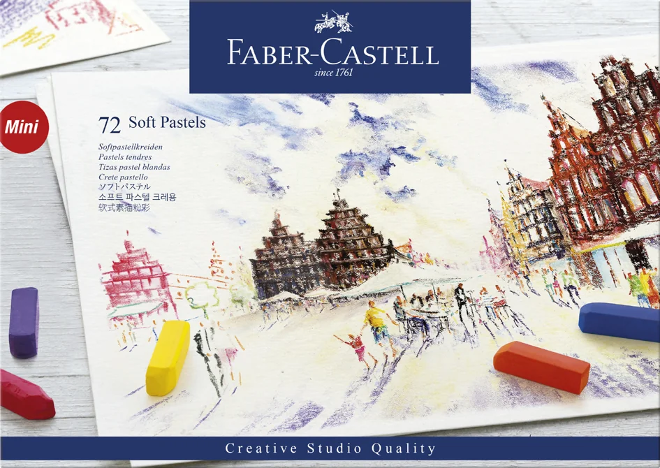FABER-CASTELL Pastel tendre CREATIVE STUDIO, étui de 72 - OEM 128272