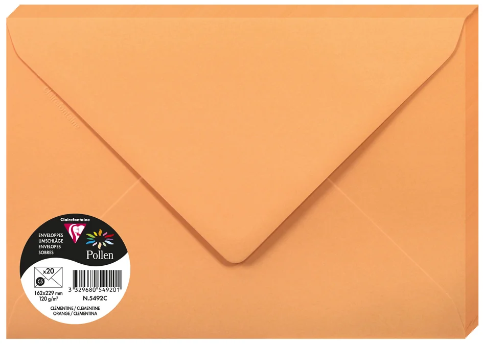 Pollen by Clairefontaine Enveloppes C5, vert bourgeon - OEM 555472C – Image 9