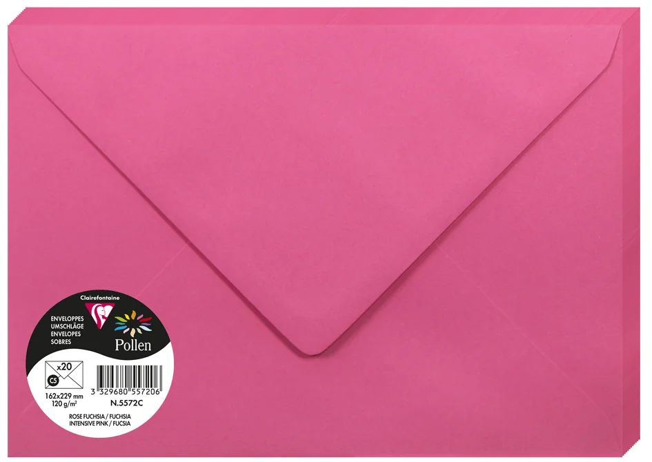 Pollen by Clairefontaine Enveloppes C5, vert bourgeon - OEM 555472C – Image 16