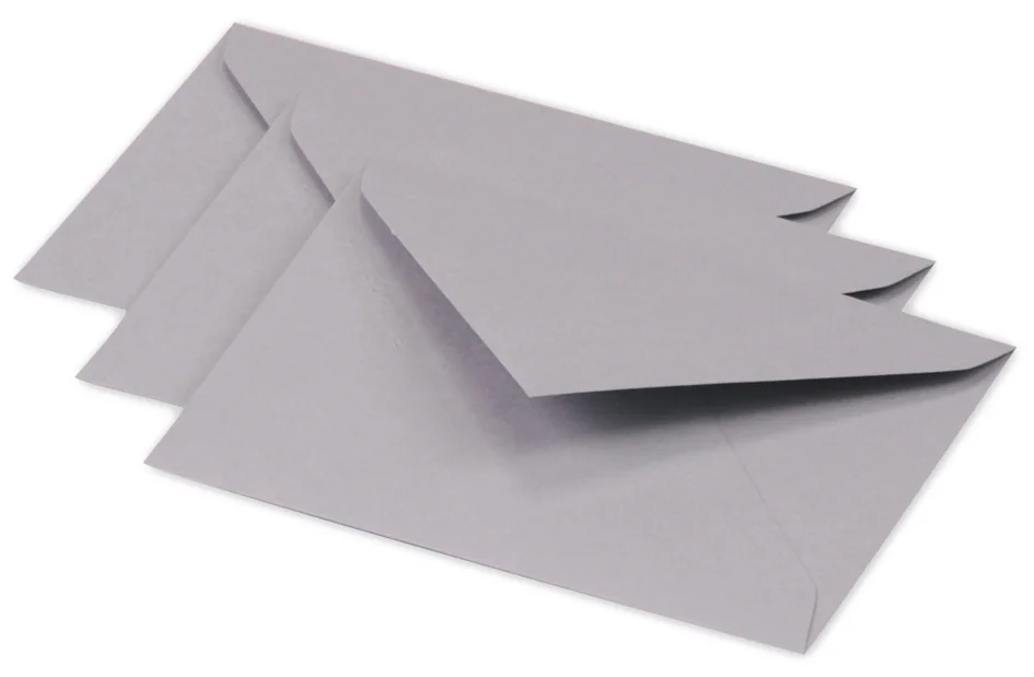 Pollen by Clairefontaine Enveloppes 75 x 100 mm, gris koala - OEM 5320C