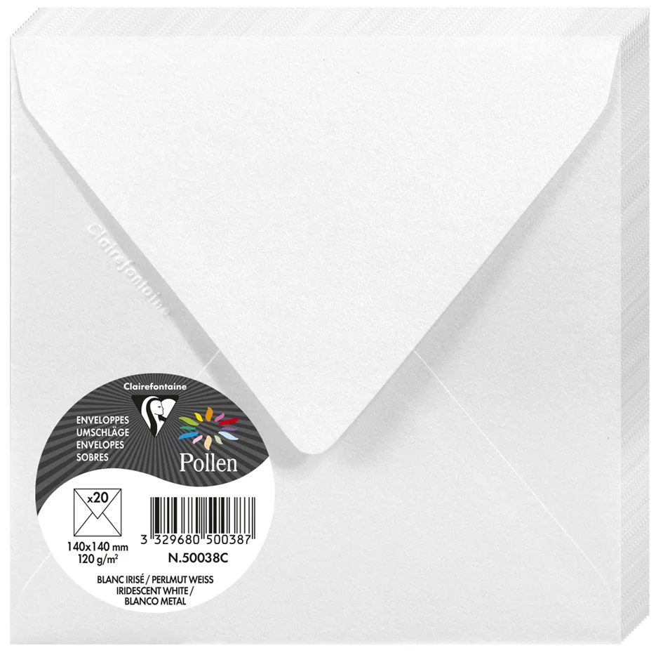 Pollen by Clairefontaine Enveloppes 140 mm, lilas - OEM 5868C