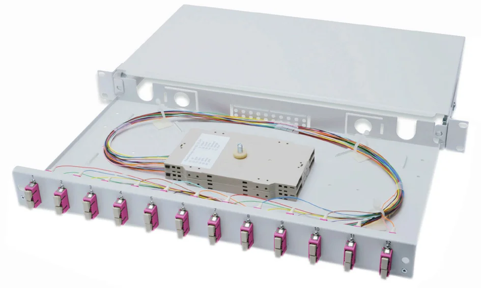 DIGITUS boîte d'épissure à fibres optiques OM4, équipée - OEM DN-96321-4