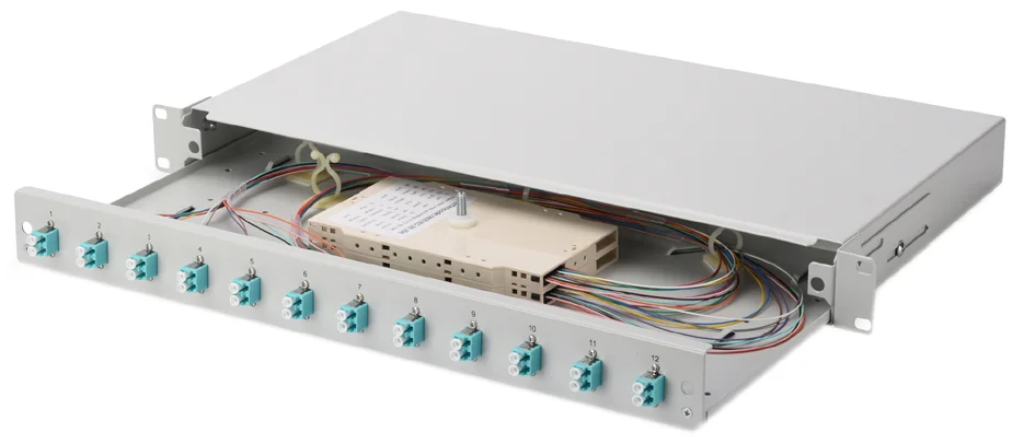 DIGITUS boite d'épissure 19' à fibres optiques, OM3, équipée - OEM DN-96331/3