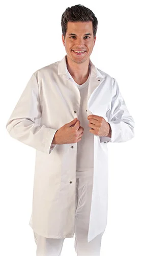 HYGOSTAR Blouse agroalimentaire conforme HACCP, XXL, blanc - OEM 84620