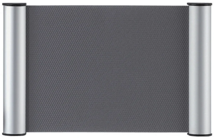 FRANKEN Plaque de porte clip, 180 x 60 mm - 1/2 A6, argent - OEM BS 0601