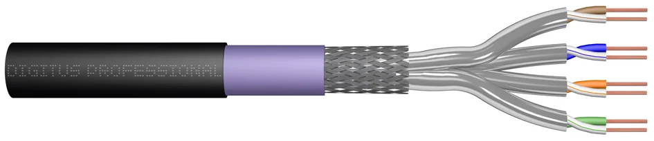 DIGITUS Cable d'installation cat.7, S/FTP, 500 m, souterrain - OEM DK-1741-VH-5-OD