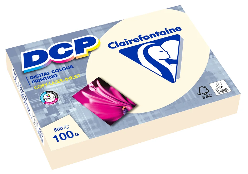 Clairefontaine Papier multifonction DCP, A4, 120 g/m2 - lot de 5 - OEM 6824C