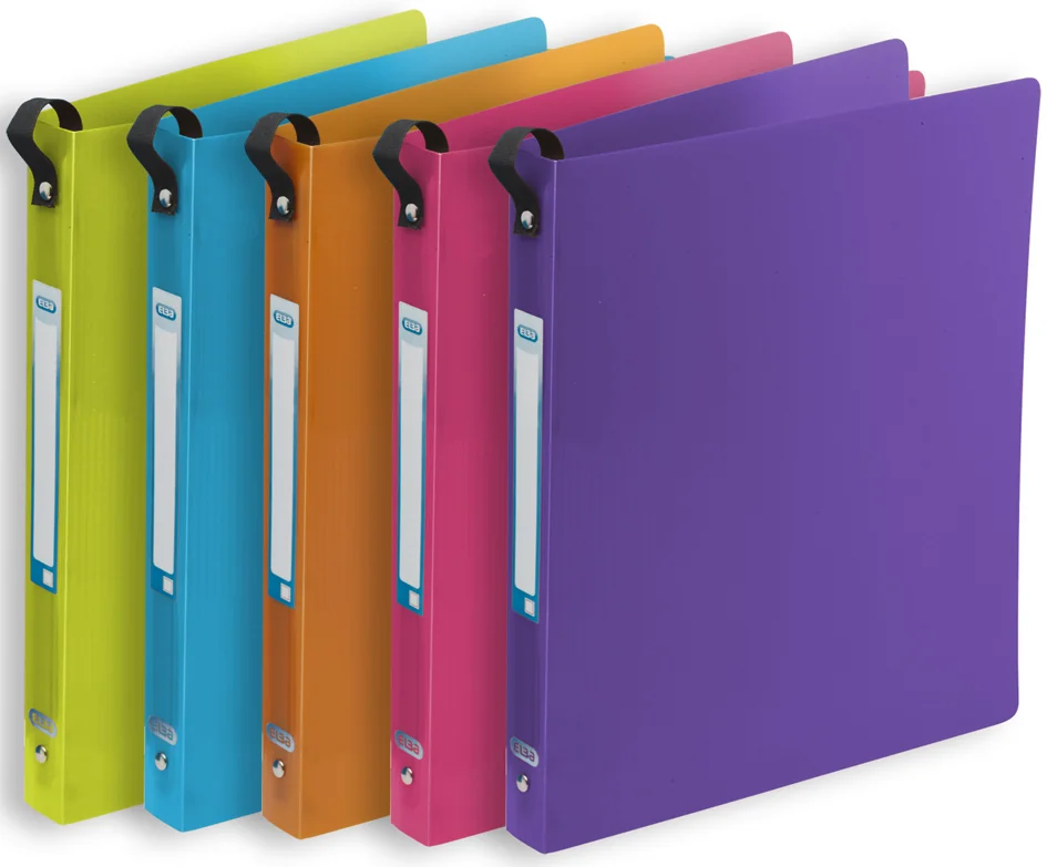 Oxford Classeur à anneaux 'ELBA School Life', A4, 2 anneaux - lot de 18 - OEM 400018338