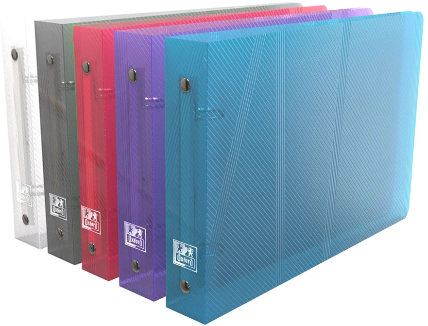 Oxford Classeur à anneaux HAWAI, A5 paysage, assorti - lot de 10 - OEM 100201964