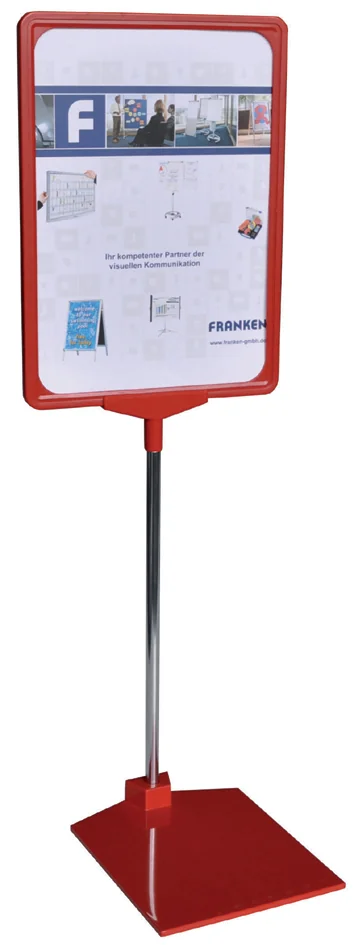 FRANKEN Porte-infos / support prix, A4, rouge - OEM PSM A4 01