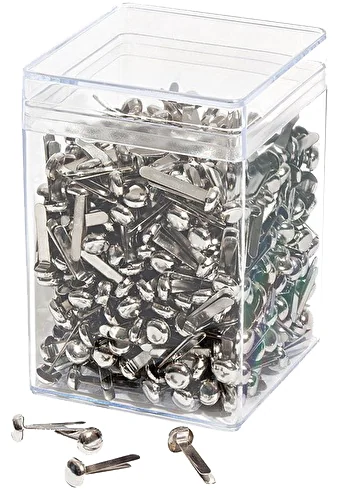 WEDO Attaches parisiennes à tête ronde, nickelé brillant - OEM 112 350054