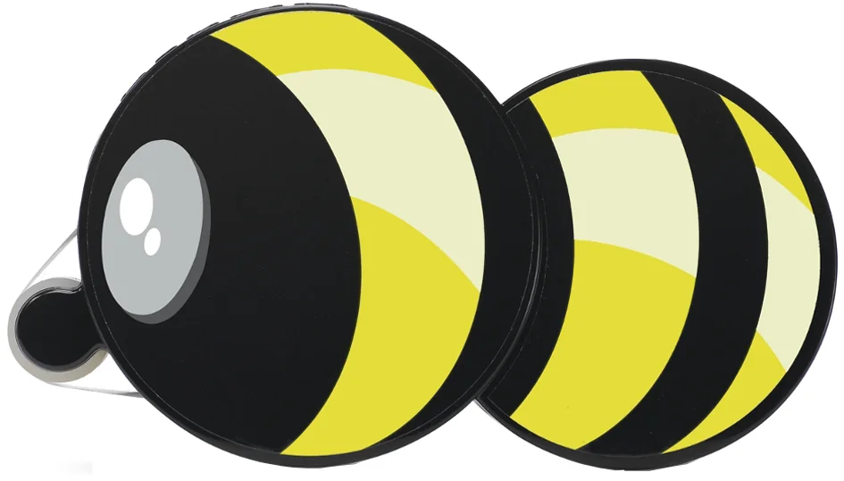 HERMA roller de colle 'Klebebiene', look abeille, ruban 15 m - OEM 1104
