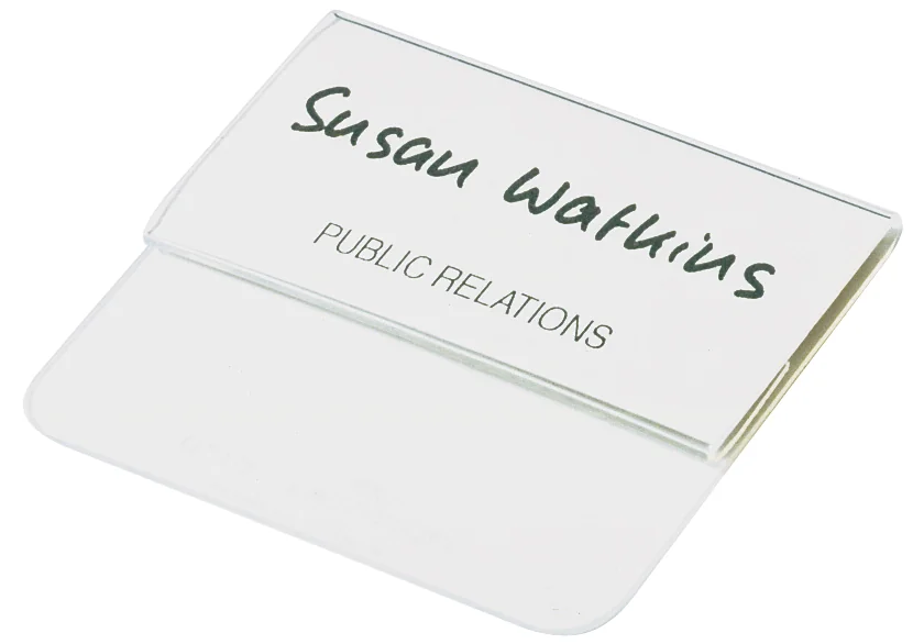 DURABLE Porte-badge, avec languette, 75 x 40 mm - OEM 8120-19