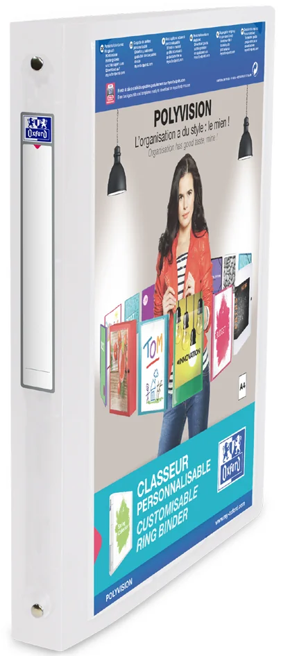 Oxford Classeur personnalisable POLYVISION, 30 mm, incolore - OEM 100201432