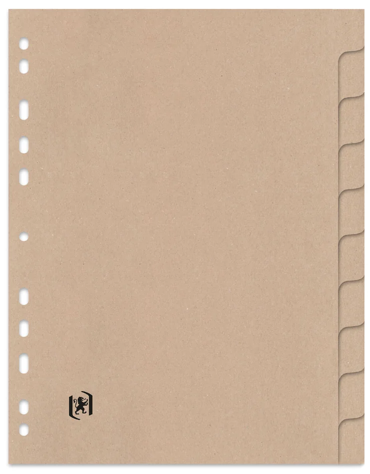 Oxford Intercalaires carton TOUAREG, uni, A4, 5 touches - OEM 100204964