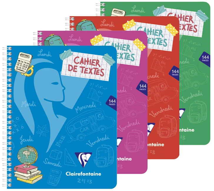 Clairefontaine Cahier de textes Mimesys, 170 x 220 mm, séyès - OEM 308756C