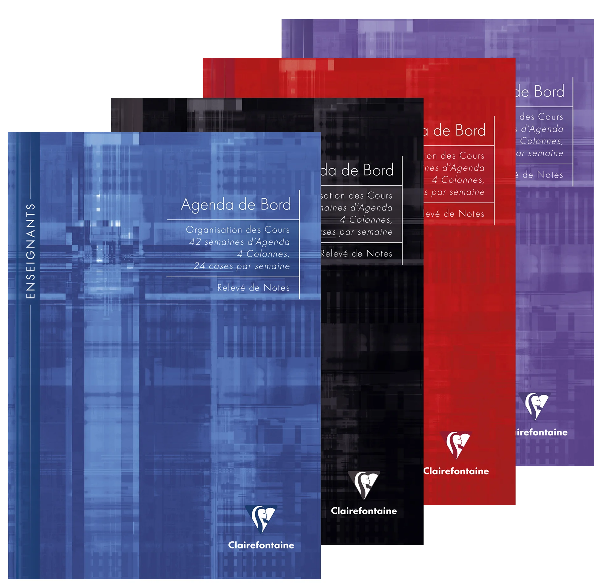 Clairefontaine Agenda de bord non millésimé, A4, 144 pages - OEM 9059C