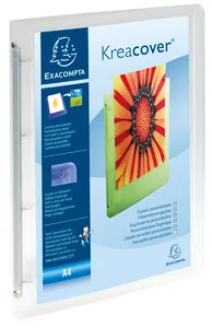 EXACOMPTA Classeur personnalisable Chromaline, A4, blanc - OEM 51968E