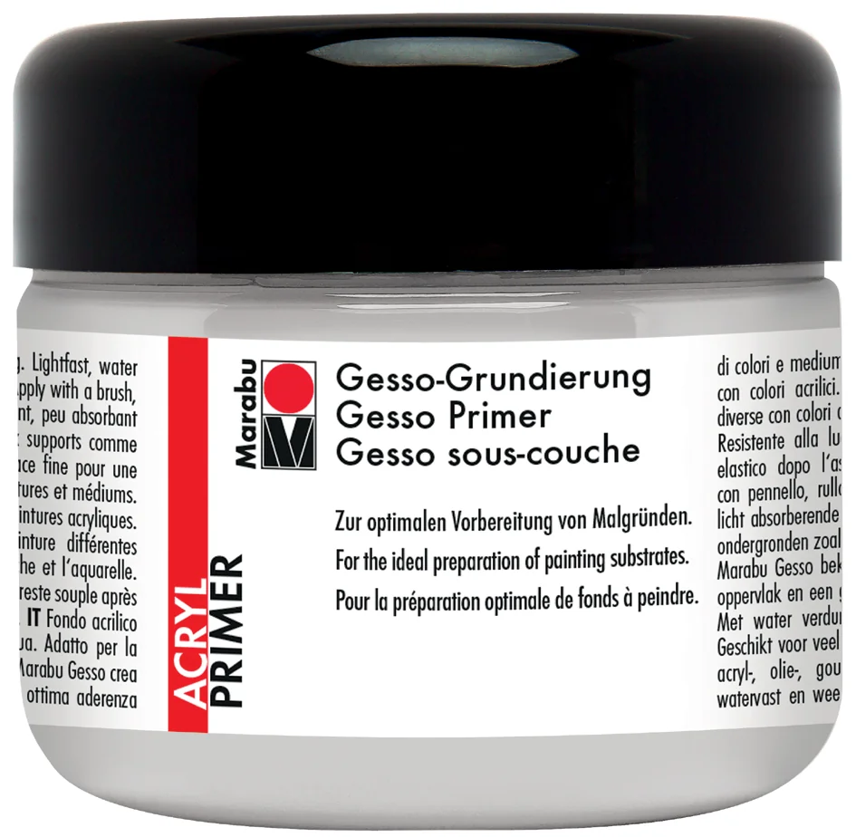 Marabu Sous-couche acrylique Gesso, 225 ml, blanc - OEM 12250025808