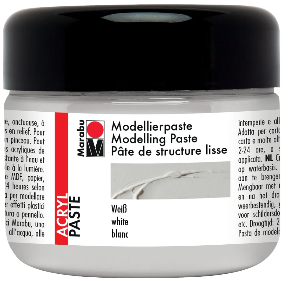 Marabu Pate de structure acrylique lisse, 225 ml, blanc - OEM 12270025070