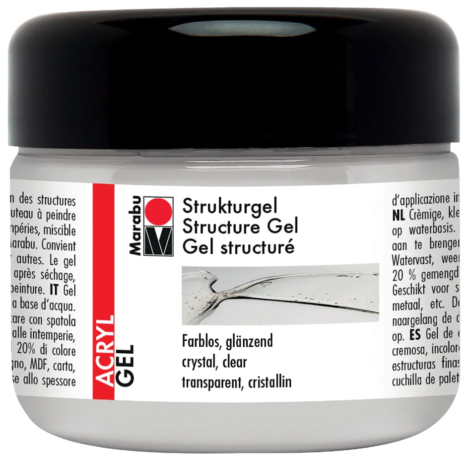 Marabu Gel structuré, 225 ml, brillant incolore - OEM 12280025103