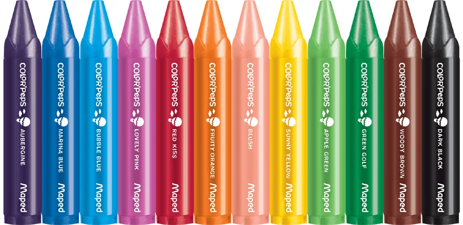 Maped my first Crayon de cire COLOR'PEPS WAX JUMBO - OEM 861311