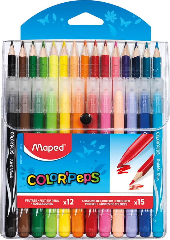 Maped Multi-pack de crayons de couleur et feutres COLOR'PEPS - OEM 897412
