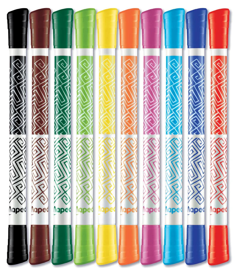 Maped Feutre double pointe COLOR'PEPS DUOtip, étui carton 10 - OEM 849010