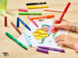 BIC KIDS Feutre Visacolor XL ecolutions, boîte de 48 - OEM 302310
