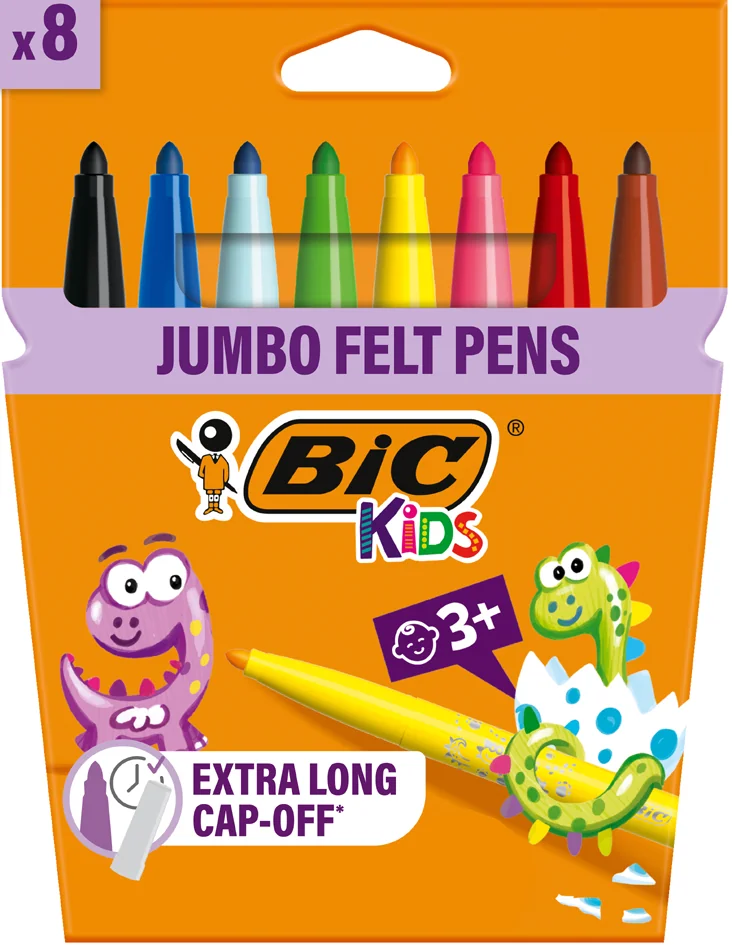 BIC KIDS Feutre Visacolor XL ecolutions, étui carton de 12 - OEM 8922233