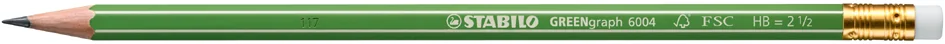 STABILO Crayon graphite GREENgraph, hexagonal, dureté: HB - OEM 6004/HB